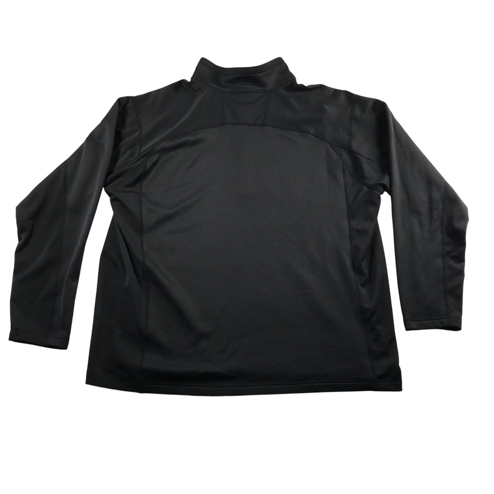 Adidas Climawarm Mens XL Black Full Zip Track Jacket Mock Neck Activewear
